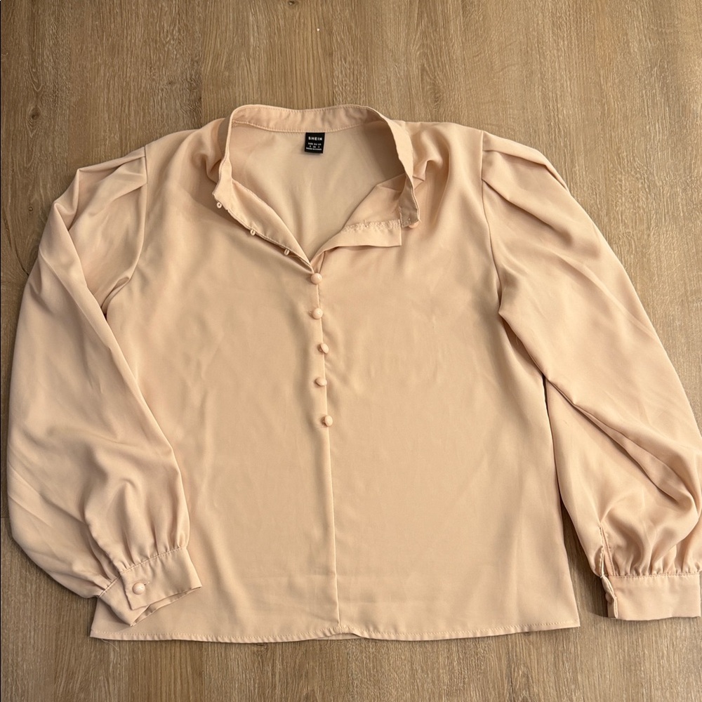 SHEIN Women's Button-Front Blouse